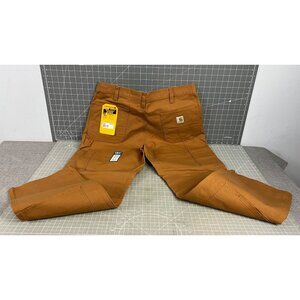 Carhartt Men's Relaxed Fit Duck Double Front Pants Sz 38x30 New   Rugged Flex